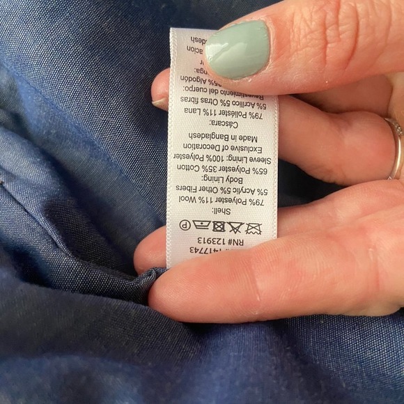 Jachs New York wool flannel heavy jacket tan/beige medium - Picture 6 of 8